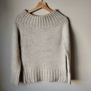 Zara Cream Turtleneck Sweater